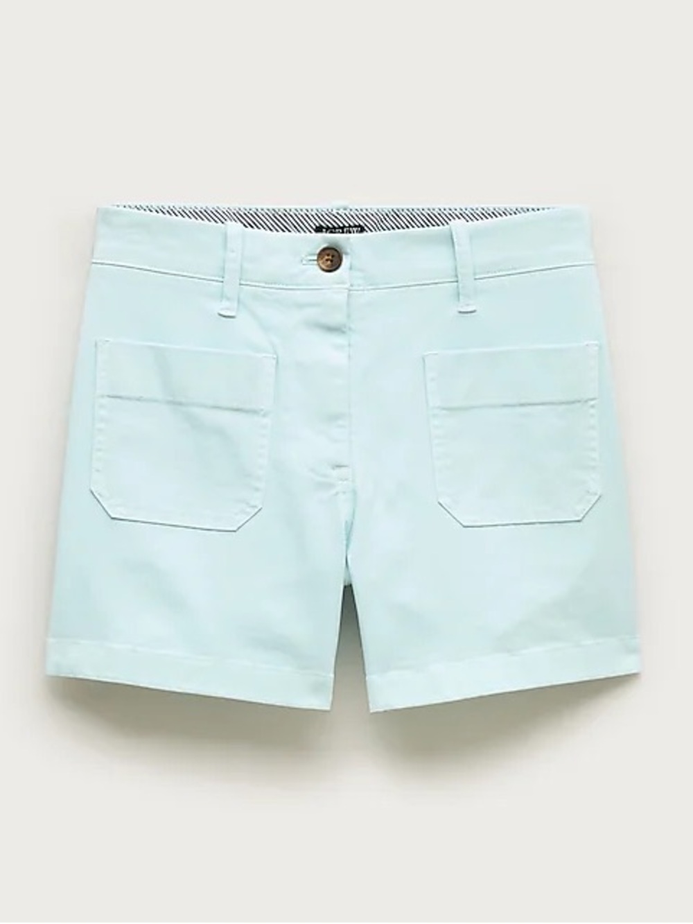 J.Crew Patch-Pocket Chino Shorts Women’s Size 26 Light Blue